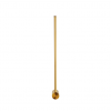Lampa ścienna kinkiet LED listwa metalowy złoty elegancki klasyczny minimalistyczny uniwersalny 60 cm SPARO ST-10669W1 gold Step Into Design